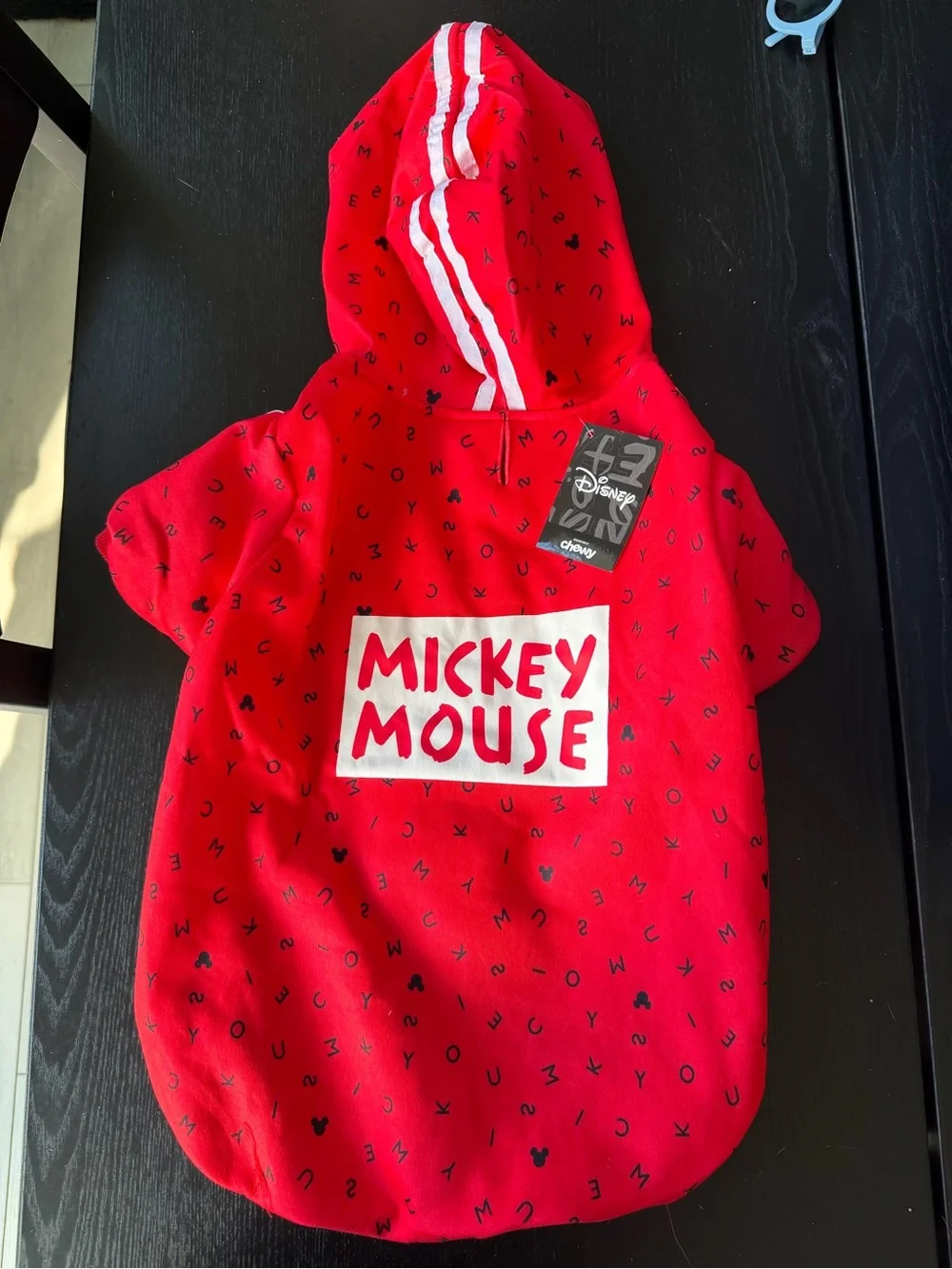 Disney Mickey Mouse Pet Shirt XL Red Sporty Dog Tee